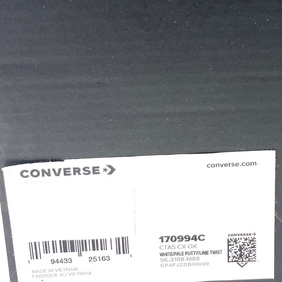 💖MEGA SALE💖Converse Chuck Taylor AS CK Low Top White Yellow 170994C Men's - Picture 9 of 10